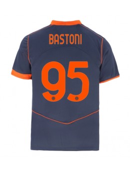 Billige Inter Milan Alessandro Bastoni #95 Tredjedrakt 2025-26 Kortermet